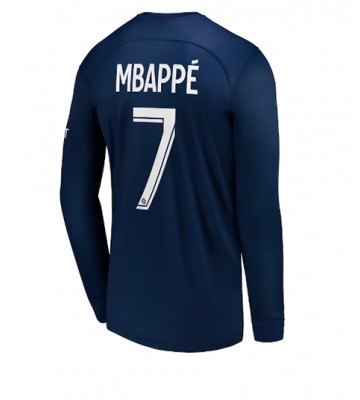 Paris Saint-Germain Kylian Mbappe #7 Hemmatröja 2022-23 Långa ärmar